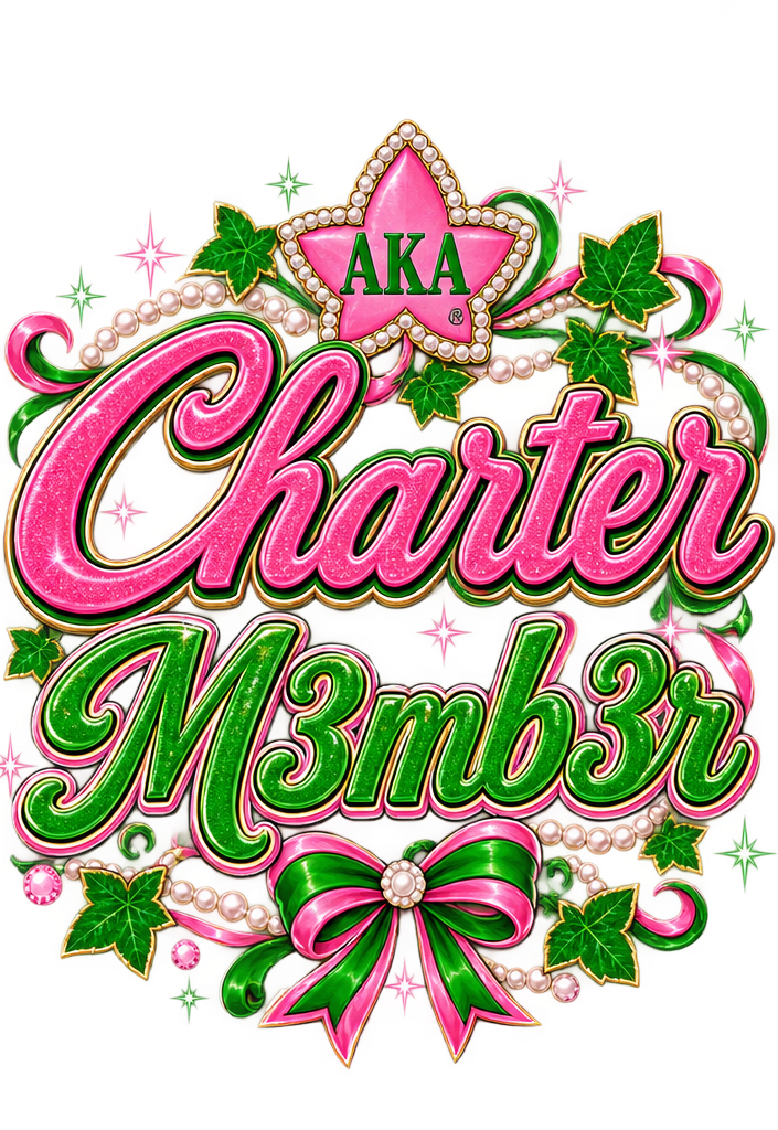 AKA Custom Bling T-Shirts | We Are One & Pretty by Choice
