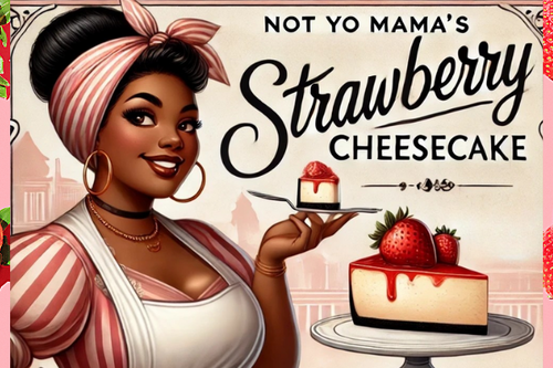 Not Yo Mama's Strawberry Cheesecake